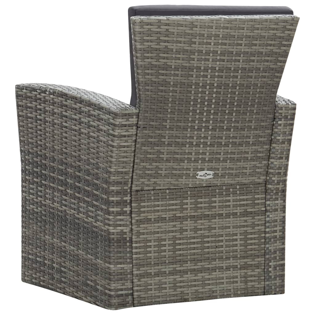 Loungeset – Tuinset – Loungemeubel – Zitgroep – Tuinmeubelset – Polyrotan – Weerbestendig – Inclusief Kussens