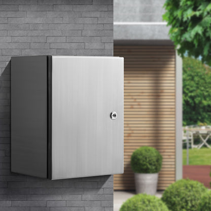 Elektrakast – Elektrische Behuizing – Installatiekast – RVS Kast – Wandkast – Roestvrij Staal 304 – IP66 Waterdicht – Gegalvaniseerd Montagepaneel