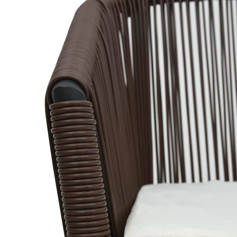 Bistro Set – Tuinset – Balkonset – Terrasmeubilair – Rattan Meubel – 3-delig – Comfortabele Kussens – Weerbestendig PE-Rattan – Bruin