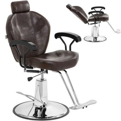 Barber Chair with Headrest And Footrest Physa ILFORD - Bronze - QUORE