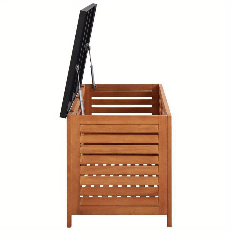 BBQ Station – Buitenkeuken Meubel – Grilltafel – Kookstation – Outdoor Serveren – Massief Eucalyptus Hout – Weerbestendig Ontwerp – 150x50x55 cm – Ruime Opbergruimte