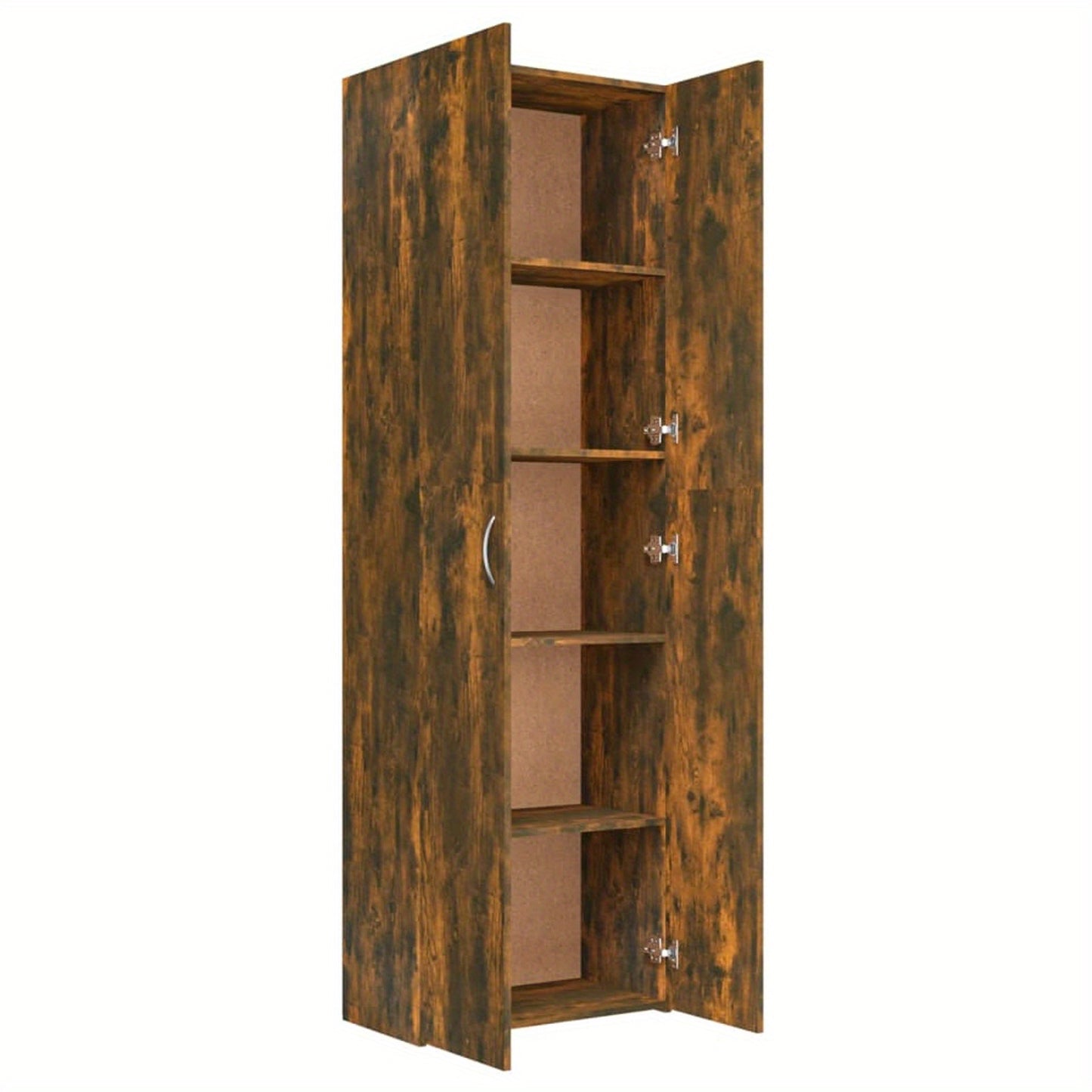 Archiefkast – Ladeblok – Dossierkast – Opbergkast – Kantoorkast – Smoked Oak – Hout – 60x32x190 cm – Multifunctioneel – Stevig