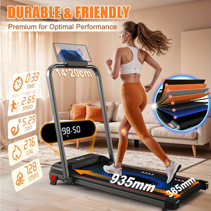 Loopband – Wandelband – Hardloopband – Walking Pad – Treadmill – 2,25 HP Motor – Verstelbare Hellingshoek 4%