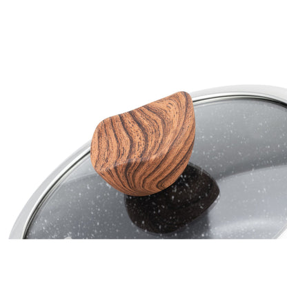 15-delige Pannenset – Keramische Pannen – Kookset – Inductie Pannenset – Koekenpannen Set – Marble Coating – Geschikt Voor Alle Kookplaten – PFOA-vrij