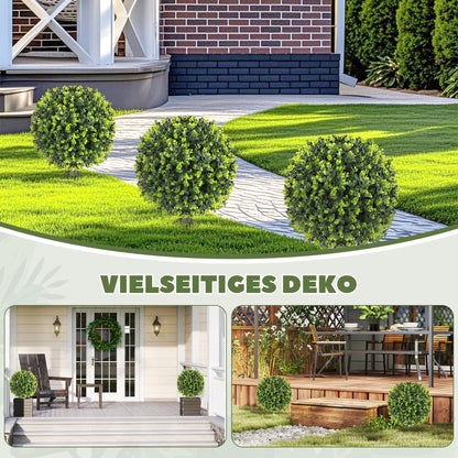 Kunstplanten – Nepplanten – Kunstbloemen – Kamerplanten – Kunstdecoratie – UV-bestendig – Inclusief Grondpin – 2 Stuks – Ø40 x 56 cm