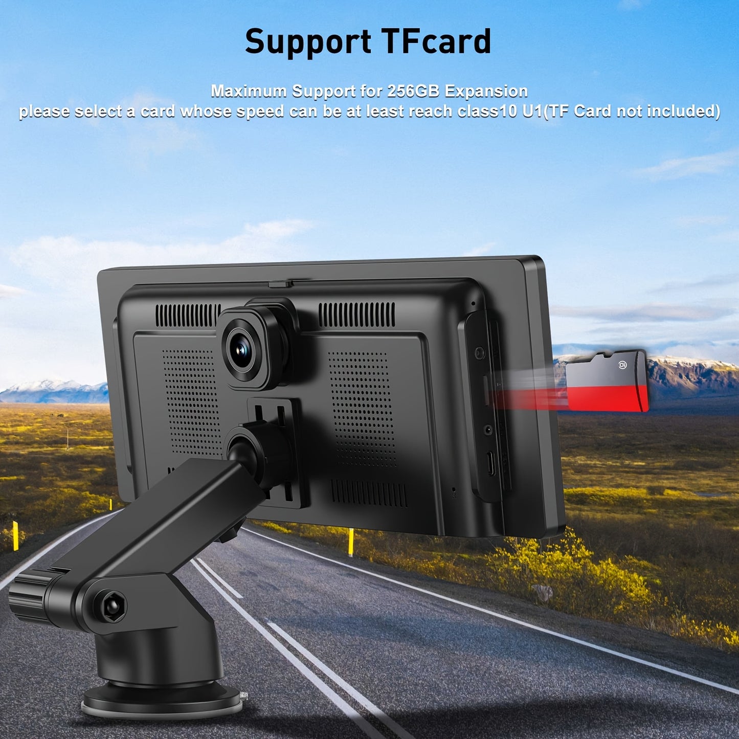 Draadloos CarPlay Systeem – Android Auto Navigatie – Auto Multimedia Speler – Touchscreen Monitor – Dubbele Camera Beveiliging – 11,3 Inch IPS Scherm – 4K Frontcamera & 1080p Achteruitrijcamera