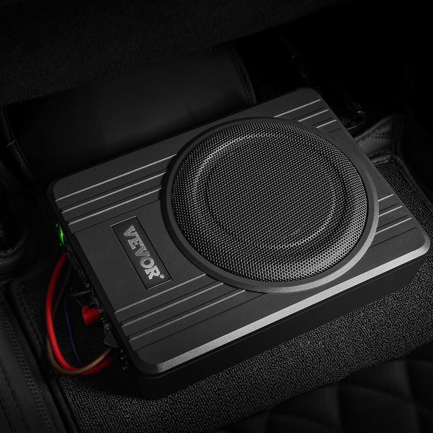 Subwoofer – Autosubwoofer – Actieve Subwoofer – Underseat Subwoofer – Compact Design – 150W RMS Vermogen – Aluminium Behuizing