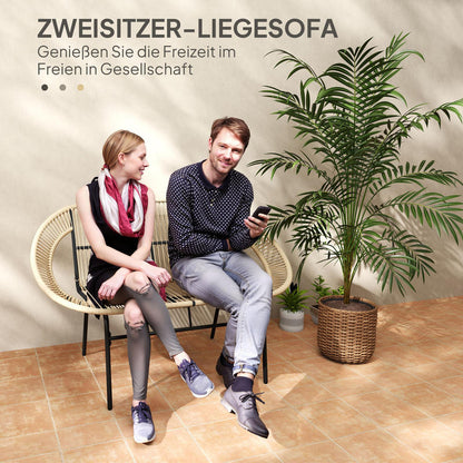 Tuinset – Buitenmeubelset – Bistrotafel Met Stoelen – Terrasmeubilair – Patio Set – Duurzaam Metalen Frame – Onderhoudsvriendelijk Kunststof Blad