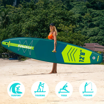 Paddleboard – SUP board – Stand Up Paddleboard – Suppen – Opblaasbaar Paddle Board – 385x85x15 cm – Duurzaam PVC Materiaal – Lichtgewicht & Draagbaar