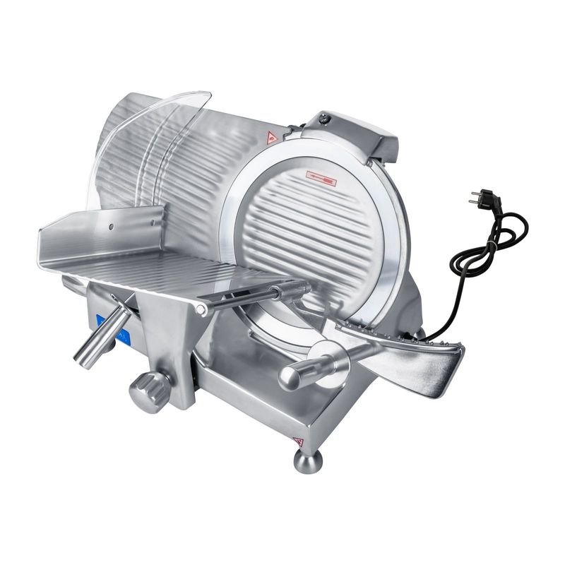 Elektrische Snijmachine – Vleeswaren Snijder – Kaassnijder – Deli Snijder – Professionele Snijder – 250 mm Mes – Instelbare Snijdikte Tot 12 mm
