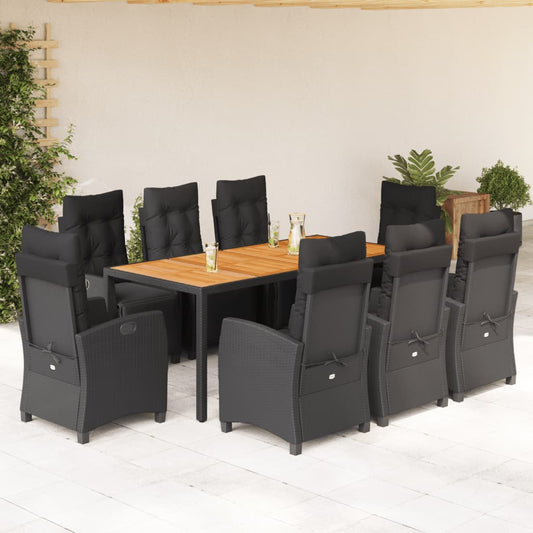 Loungebank – Tuinbank – Loungeset – Outdoor Bank – Balkonbank – Verstelbare Rugleuning – Weerbestendig PE Rattan Frame