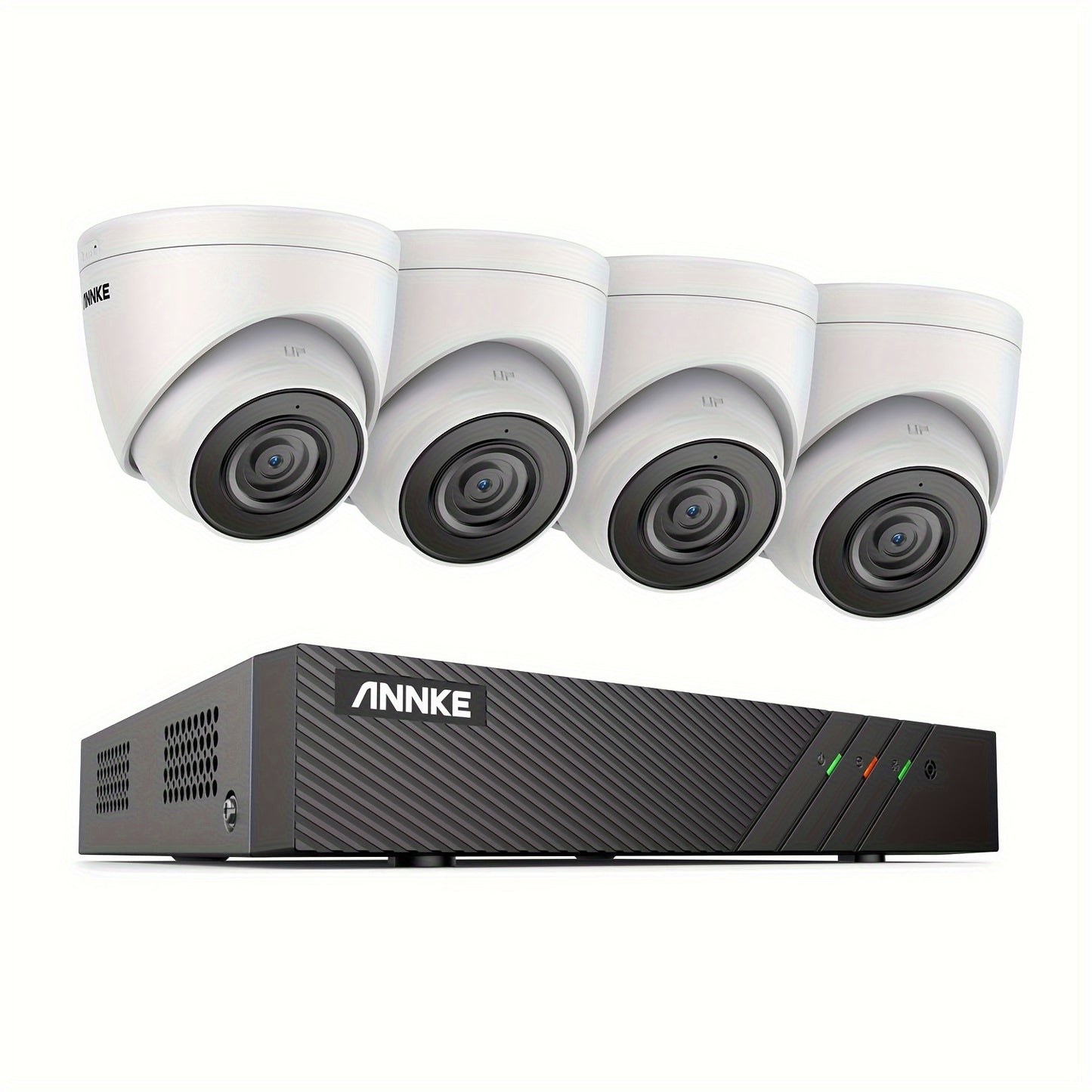 Beveiligingscamera Set – CCTV Cameras – IP Camera Systeem – PoE Bewaking – Surveillance Systeem – 5MP Camera’s – 6MP 8-Kanaals NVR – EXIR Nachtzicht – H.265+ Videocompressie