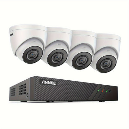 Beveiligingscamera Set – CCTV Cameras – IP Camera Systeem – PoE Bewaking – Surveillance Systeem – 5MP Camera’s – 6MP 8-Kanaals NVR – EXIR Nachtzicht – H.265+ Videocompressie