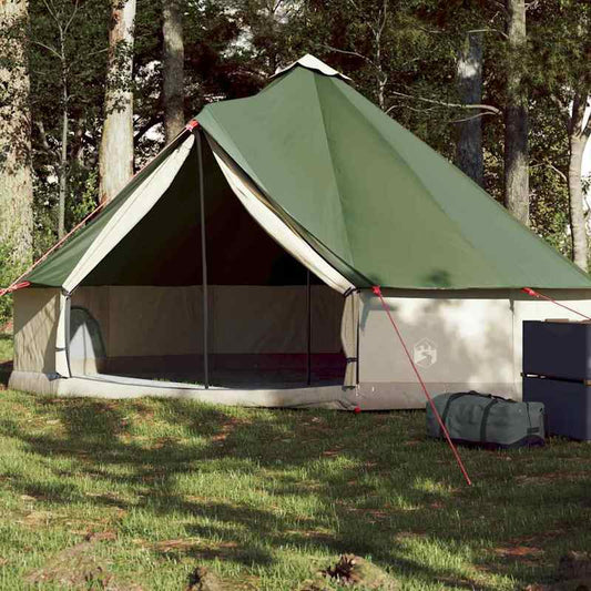 Familietent – Kampeertent – Tipitent – Tunneltent – Festivaltent – Waterdicht Polyester – Snel Opgezet Voor 6 Personen