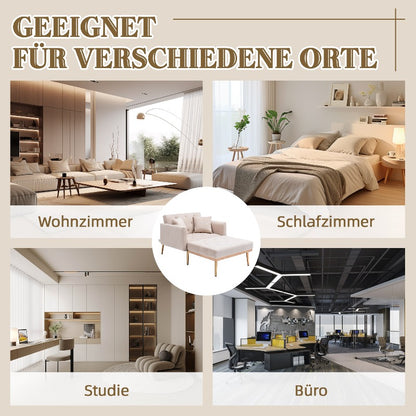 Fauteuil Verstelbare Relaxstoel – Lounge Chair – Armstoel – Recliner – Stoel Met Kussen – Stabiel Metalen Frame – Comfortabel & Onderhoudsvriendelijk