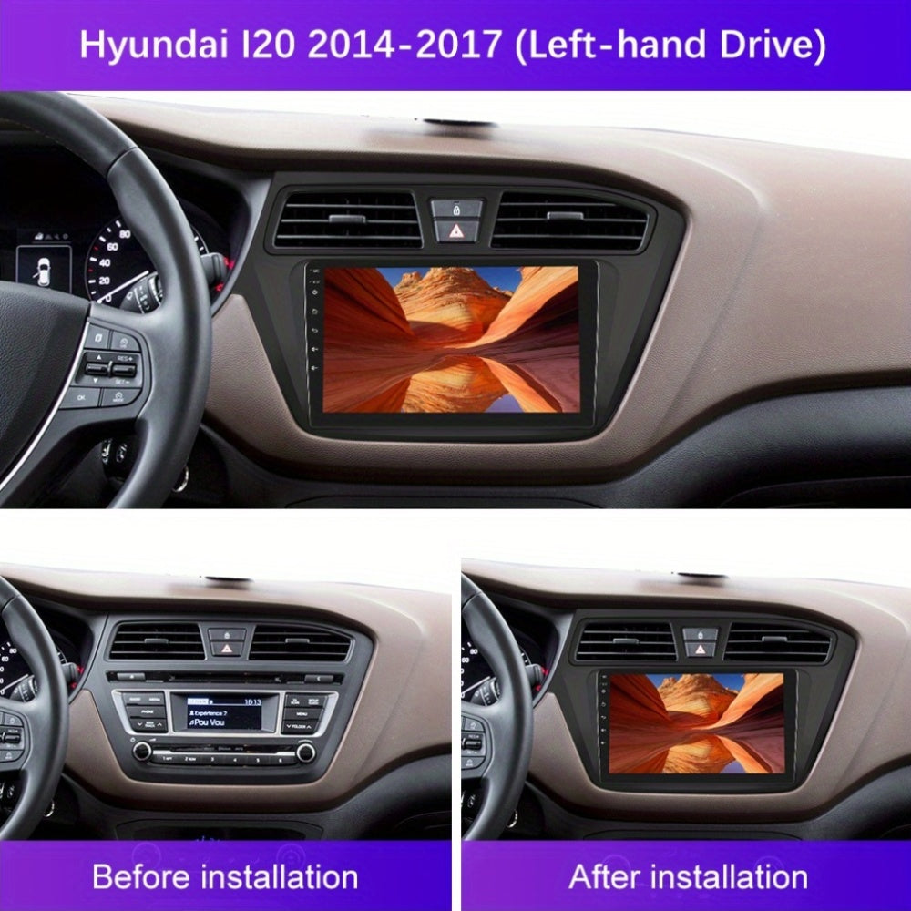 Multimediasysteem Auto – Infotainmentsysteem – Navigatiesysteem – Autoradio – Touchscreen Radio – 9 Inch HD Scherm – Android 15 Systeem – Draadloze CarPlay & AHD Camera