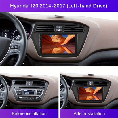 Multimediasysteem Auto – Infotainmentsysteem – Navigatiesysteem – Autoradio – Touchscreen Radio – 9 Inch HD Scherm – Android 15 Systeem – Draadloze CarPlay & AHD Camera