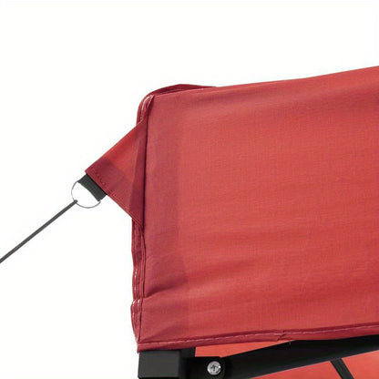 Partytent – Vuurbescherming Tent – Buitentent – Evenemententent – Bordeauxrood – Uitklapbaar – Waterafstotend Stof – Lichtgewicht Metaal Frame
