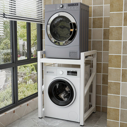Wasmachine Standaard – Drogerstandaard – Stapelrek – Wasmachine Verhoger – Wasdroger Steun – Verstelbare Hoogte – 350 kg Draagkracht – Ruimtebesparend Opbergrek