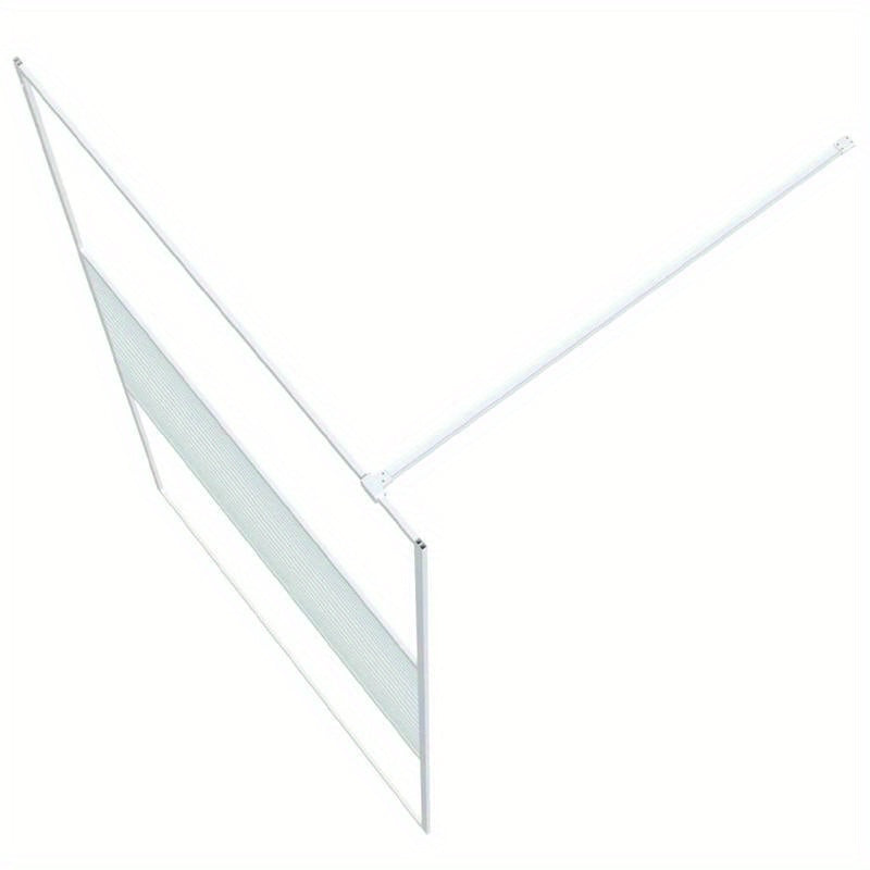 Douchewand – Inloopdouche – Douchewand Vaste Wand – Glaswand – Veiligheidsglas – Frameloos Design – 115x195 cm – ESG Veiligheidsglas