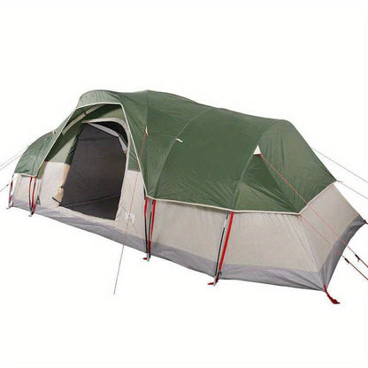 Koepeltent – Dometent – Familie Tent – Camping Tent – Groene Tent – 11 Personen – Waterdicht Polyester – Stevig TPU Frame