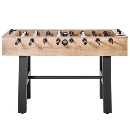 1 Size Foosball Table | 1400 x 726 x 864 mm, Durable Wood, Includes 4 Balls & Score Counter, 2 Drink Holders, Freestanding for Home and Family Use