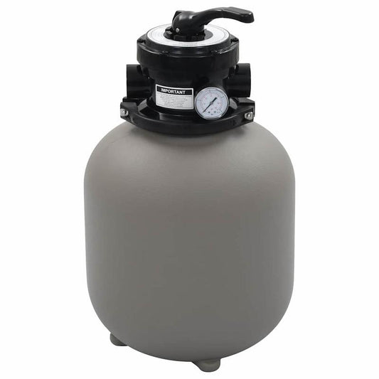 4-Standenkraan Zandfilter – Zwembadfilter – Zandfilterkraan – Boven-Grond Zwembad – PE Materiaal – 350 Mm Diameter - QUORE