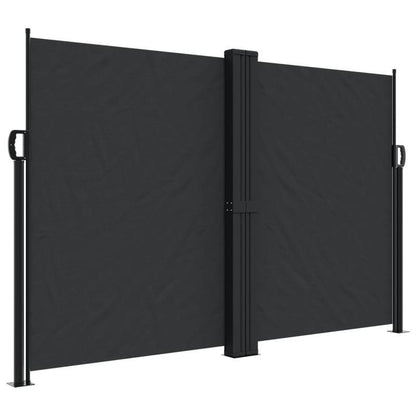Uitschuifbaar Windscherm – Privacy Scherm – Beschermingsscherm – Balkon Scherm – Tuin Windscherm – 160 Cm Hoog – 600 Cm Breed - Zwart
