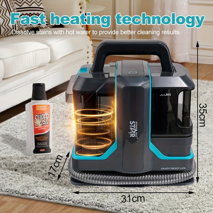 Stofzuiger – Handstofzuiger – Meubelreiniger – Tapijtreiniger – Spot Cleaner – Spray- en Zuigfunctie – Krachtige 450W Motor en 11 kPa Zuigkracht