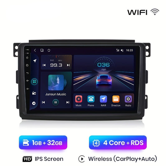 Autoradio – Multimedia Speler – Smart Radio – Car Audio – Android Auto – 9 Inch Scherm – Wi-Fi Connectiviteit