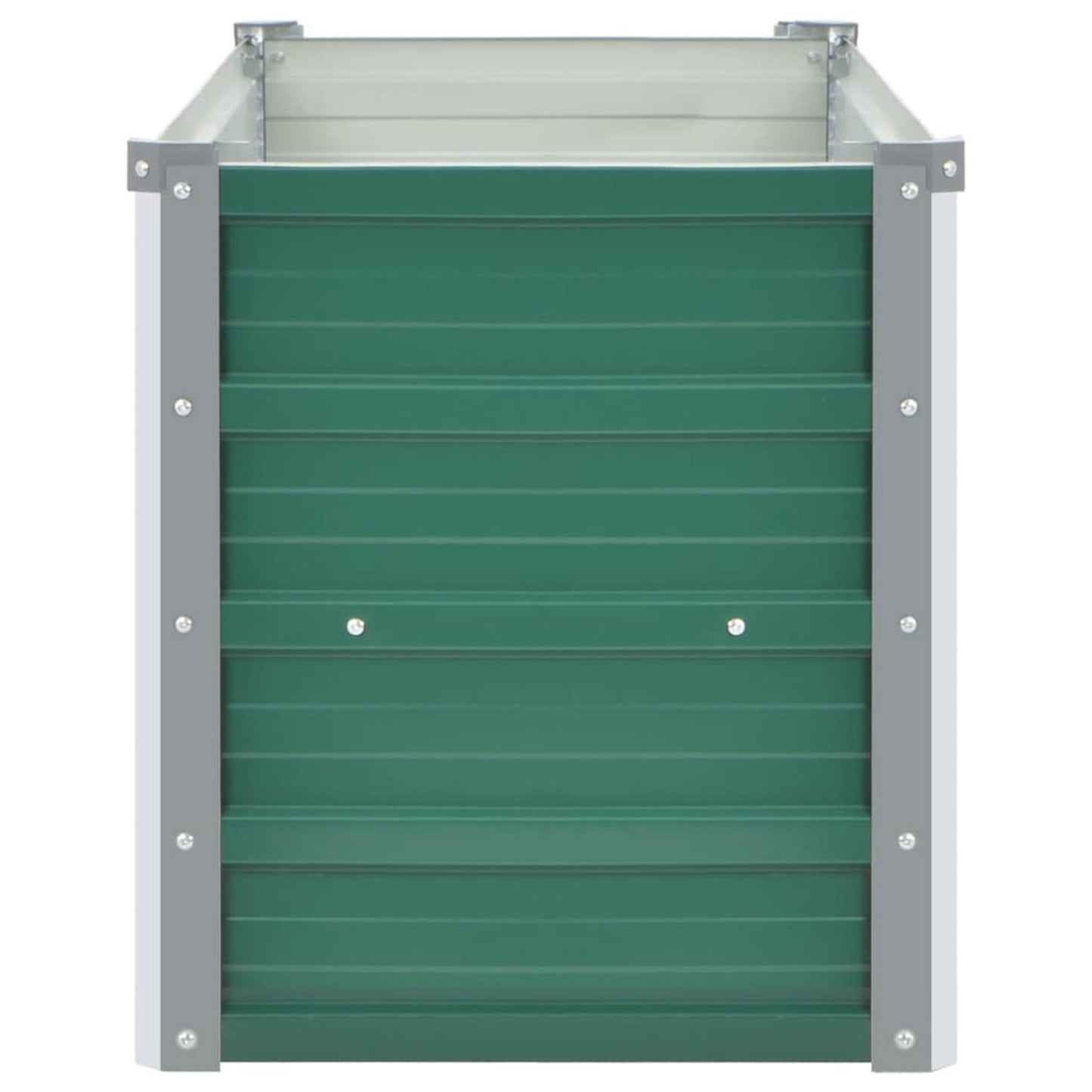 Verhoogde Tuinbak – Bloembak – Plantbak – Tuinborder – Kweekbak – Verzinkt Staal – 160x40x45 cm – Duurzaam Buiten Gebruik – Geschikt Voor Kruiden En Bloemen