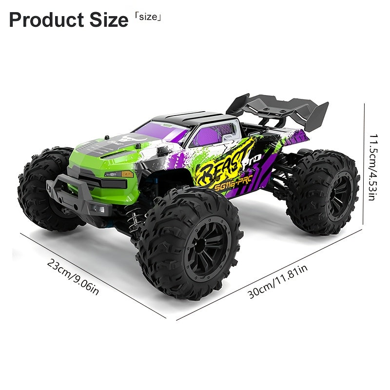 RC Auto – Bestuurbare Auto – Radiografische Auto – Stuntauto – Offroad RC Truck – 1:16 Schaal – Carbon Borstelmotor – 40 km/u Snelheid
