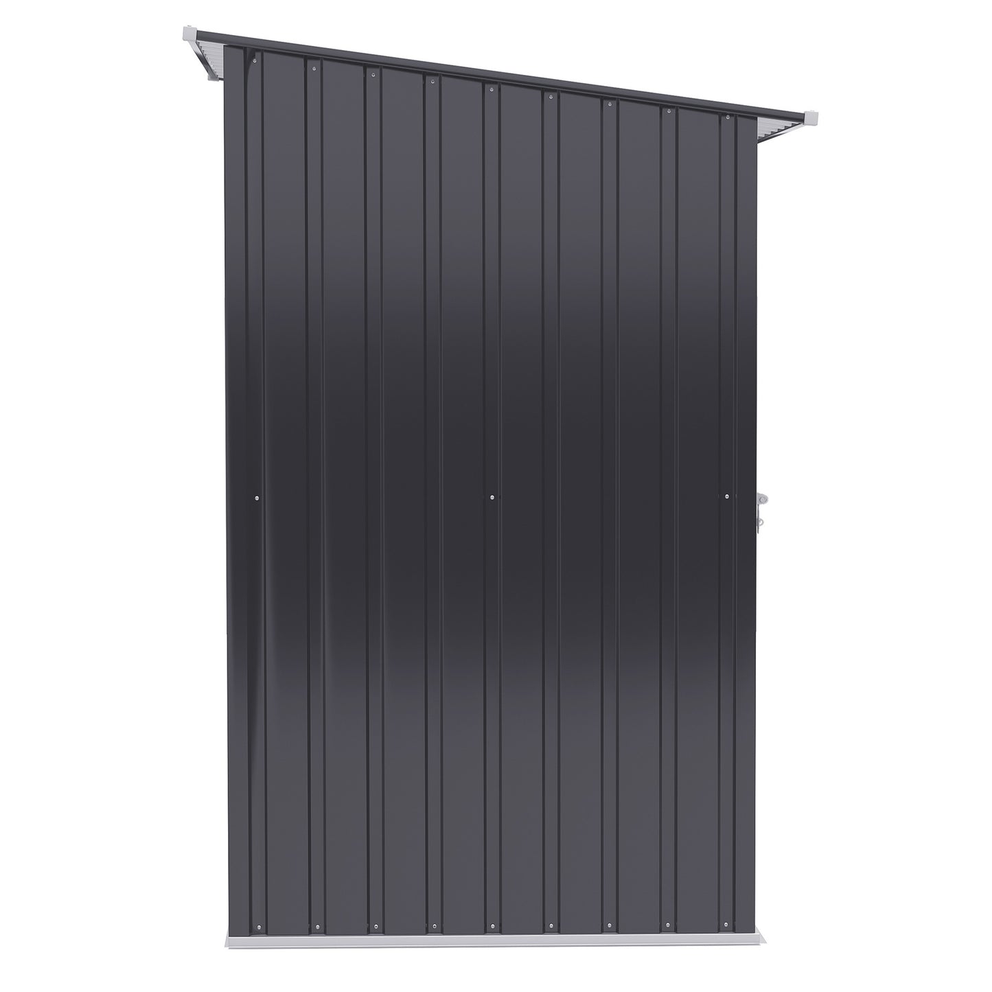 Tuinberging – Tuinschuur – Gereedschapsschuur – Tuinkast – Opbergschuur – Gegalvaniseerd Staal – Weerbestendig Coating – Afmeting 100x103x160 cm – Donkergrijs