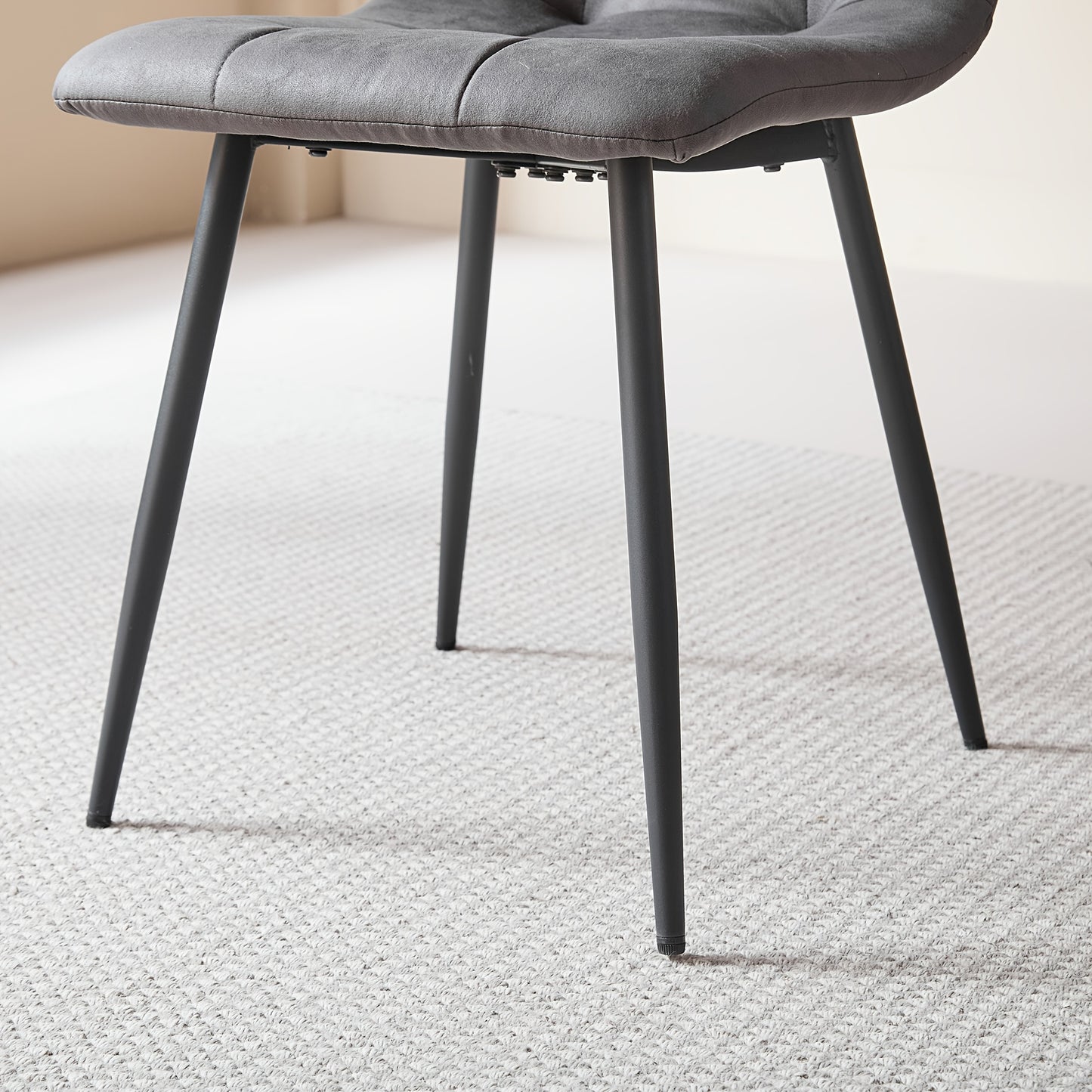 Eetkamerstoel – Kuipstoel – Keukenstoel – Stoel – Set Van 4 – Mid-Century Design – Ergonomisch – Vlekbestendige Stoffen Bekleding