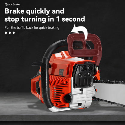 Motorzaag – Kettingzaag – Motorchainzaag – Bosmaaier – Houthakkerzaag – 2,4 kW Motor – 10.000 RPM – 58cc Cilinder – 650 ml Brandstoftank