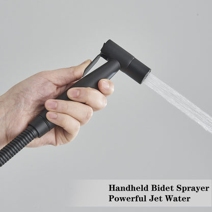 Bidetspuit – Toilet Handdouche – Bidet Handdouche – WC Sprayer – Hygiëne Spuit – Roestvrij Staal – Verstelbare Waterdruk – Zwart