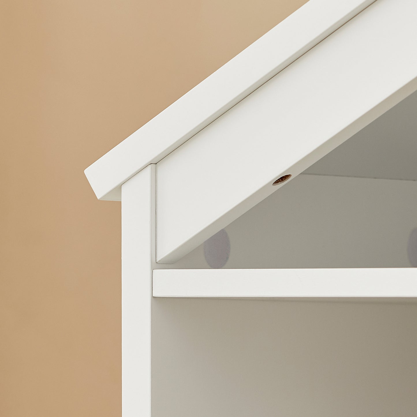 Boekenkast – Boekenrek – Vakkenkast – Opbergkast – Kinderboekenkast – MDF Wit – 91x30x114 cm – Draagvermogen 25 kg