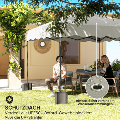Partytent – Paviljoen – Feesttent – Tuinent – Vouwtent – 3x3 Meter – Waterdicht Oxford Stof Met UPF50+ UV-Bescherming