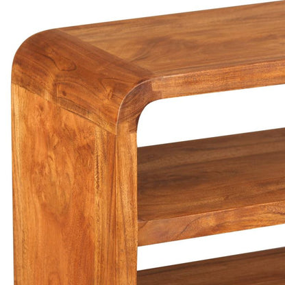 Tv Dressoir – Tv Meubel – Opbergkast – Dressoir – Kast – Massief Acaciahout – 90x30x55 cm – Wandmontage – Rustiek Design