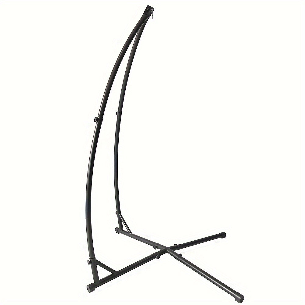 Hangmatstandaard – Hangmat Frame – Staande Hangmat Steun – Metal Hangmat Houder – Vrijstaande Hangmatstandaard – Max Draagkracht 130 kg – Gepoedercoat Stalen X-Vorm Frame