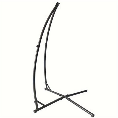 Hangmatstandaard – Hangmat Frame – Staande Hangmat Steun – Metal Hangmat Houder – Vrijstaande Hangmatstandaard – Max Draagkracht 130 kg – Gepoedercoat Stalen X-Vorm Frame