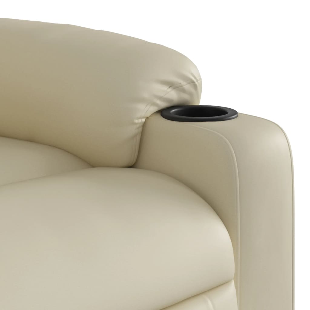 Elektrische Relaxstoel – Relaxfauteuil – Elektrische Fauteuil – Ligstoel – Verstelbare Stoel – Handmatig Verstelbaar – Kunstleer – 135 Graden Kantelbaar