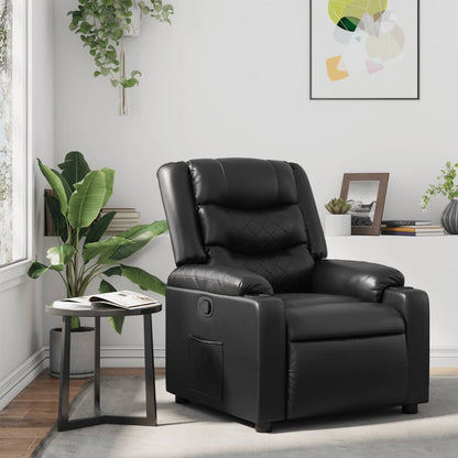 elektrische relaxstoel – elektrische fauteuil – relaxfauteuil – verstelbare stoel – loungestoel – handmatig verstelbaar tot 135° – kunstleren bekleding