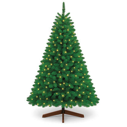 LED Kerstboom – Kunstkerstboom – Kerstversiering – Feestboom – Kerstdecoratie – 180 cm Hoog – 800 Takken – Warmwitte LED Verlichting – Brandvertragend PVC