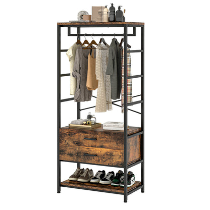 Halmeubel – Schoenenkast – Kapstok – Opbergmeubel – Entreekast – Industrieel – Massief Hout – Compact Ontwerp