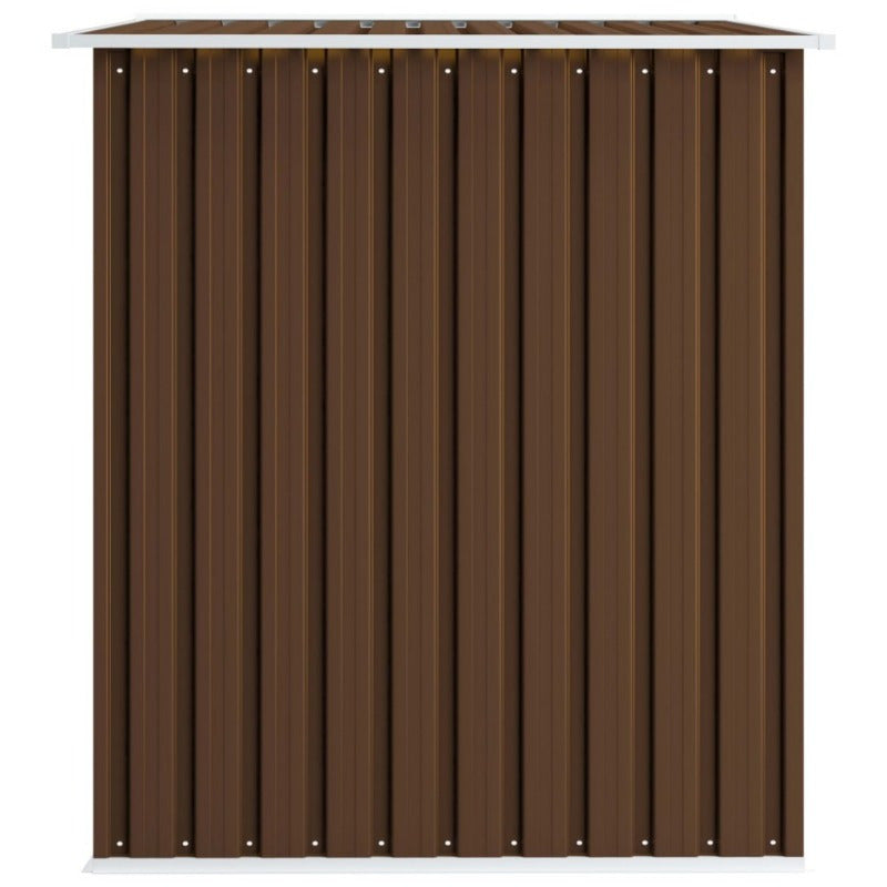 Stalen Tuinschuur – Tuinhuis – Opslagruimte – Berging – Schuur – Mobiel – Tijdelijk – Stevig Alloy Staal – Afmetingen 257x205x178 cm