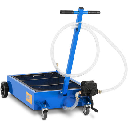 Floor Trolley for Oil Change with Manual Pump 20L/Min 55 L