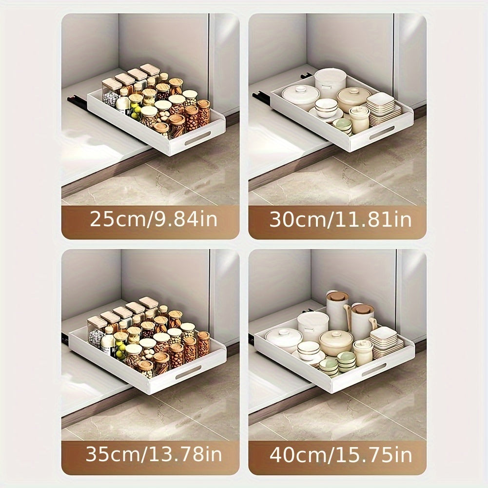 Keuken Organizer – Lade Organizer – Uitrolbare Lade – Keukenlade Opbergsysteem – Schuiflade – Zachte Sluiting – 40 cm – Draagkracht 25 kg