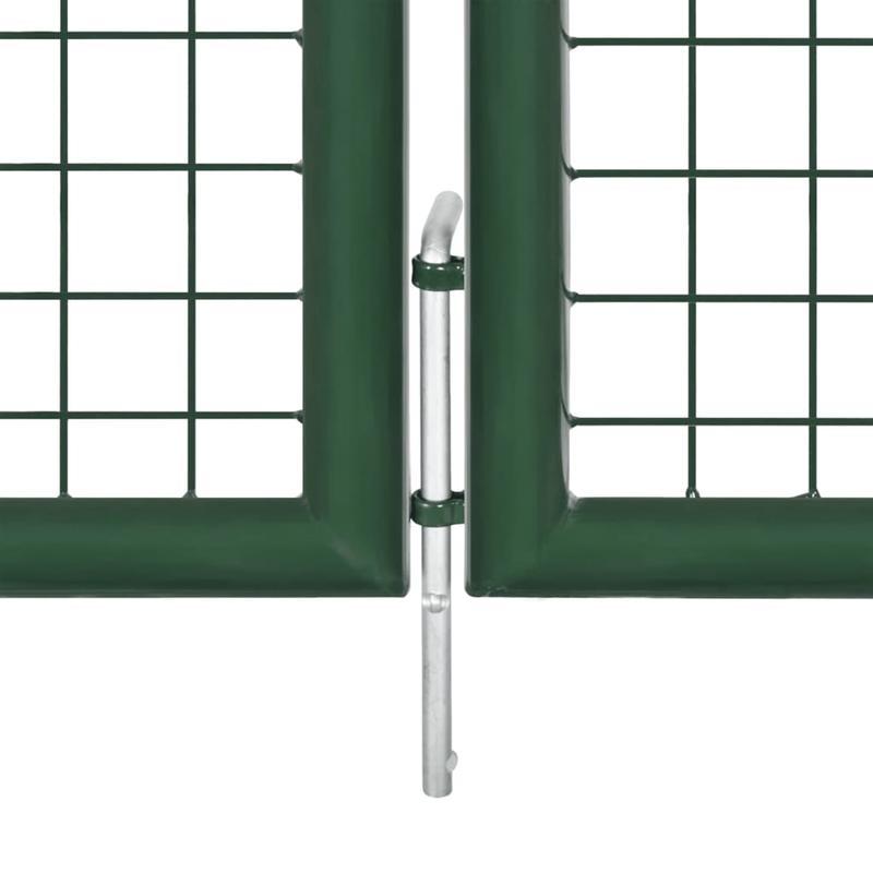 Groen Metalen Gaashek – Tuinhek – Gaashekwerk – Buitenhek – Dierenrenhek – Duurzaam Metaal – 390x75 cm – Weerbestendig Design