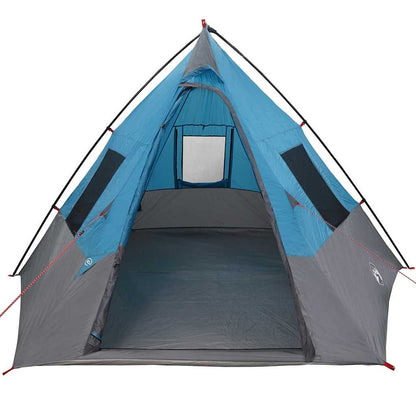 Tipi Tent – Camping Tent – Schuiltent – Pyramide Tent – Outdoor Tent Blauw – Waterbestendig Polyester – Handige Ritssluiting